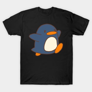 Angry Running Penguin T-Shirt